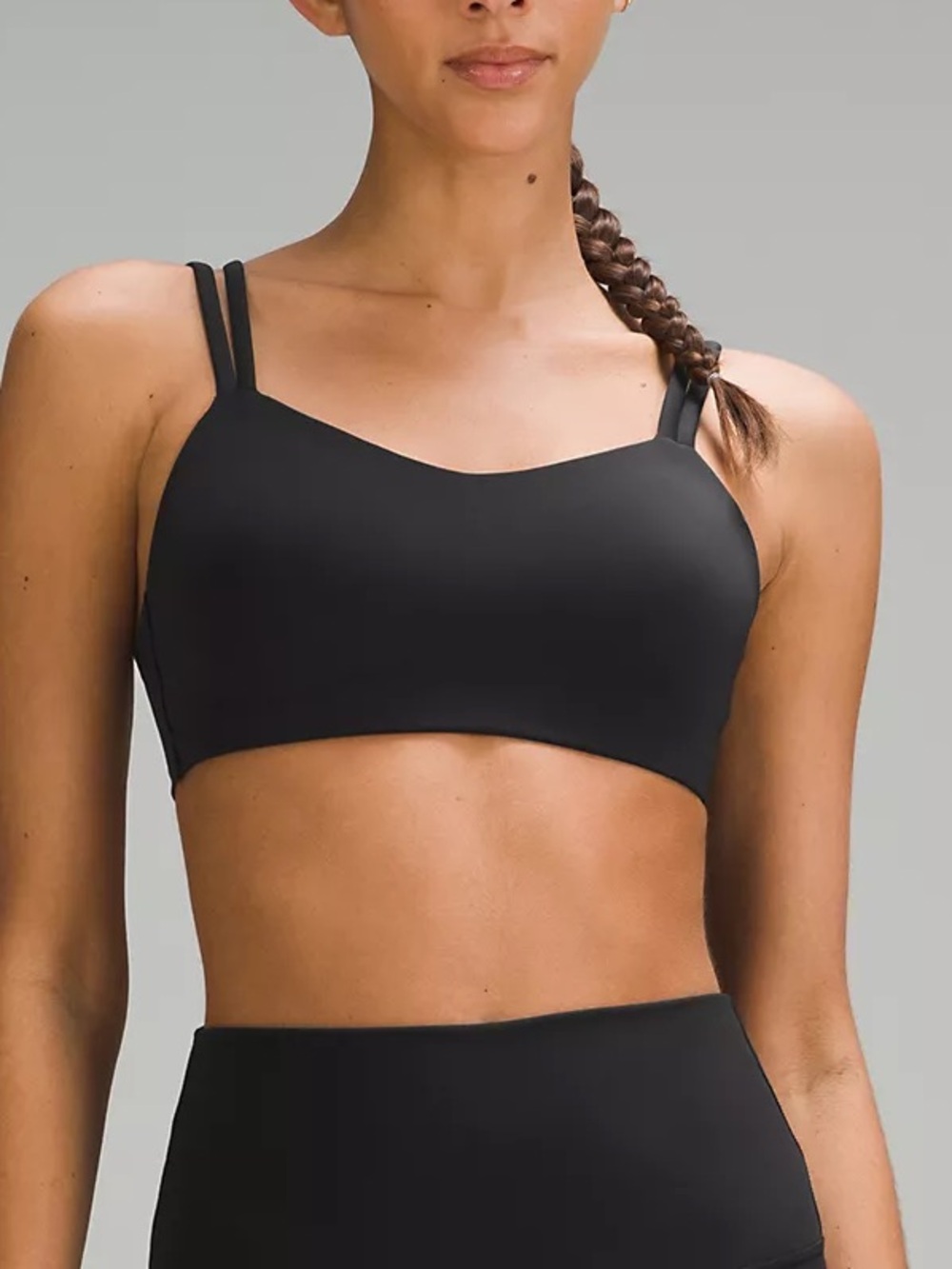 Lululemon Like a Cloud Bra Black Size 8 Light Support B/C Cup  No Size Tag